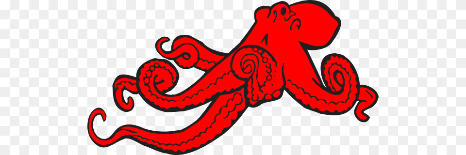 Red Octopus Clip Art, Animal, Dynamite, Invertebrate, Sea Life Png Image