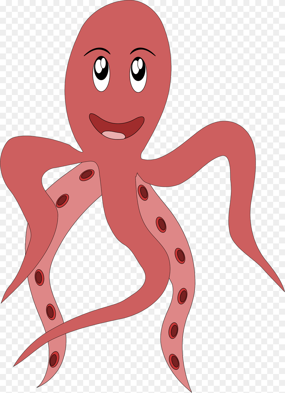 Red Octopus Clipart, Animal, Invertebrate, Sea Life, Baby Free Png Download