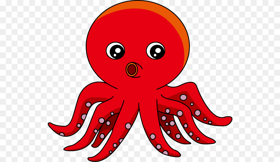 Red Octopus Clipart, Animal, Sea Life, Food, Invertebrate Free Transparent Png