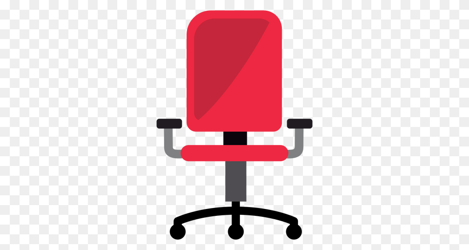 Red Office Chair Clipart, Furniture, Device, Grass, Lawn Free Transparent Png