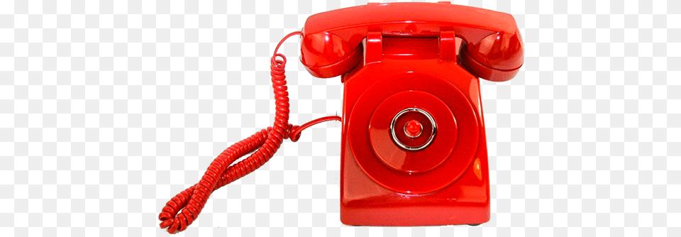 Red Old School Phone Red Old School Telephone Transparent, Electronics, Dial Telephone Free Png Download