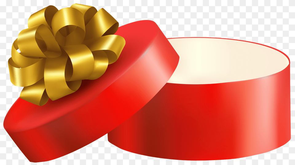 Red Open Gift Clipart Free Png Download