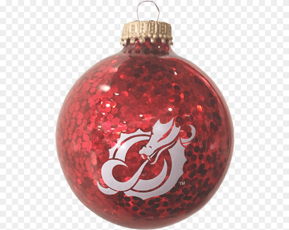Red Ornament Red Sparkle Dragon Ornament Christmas Minnesota State University Moorhead, Accessories Free Transparent Png
