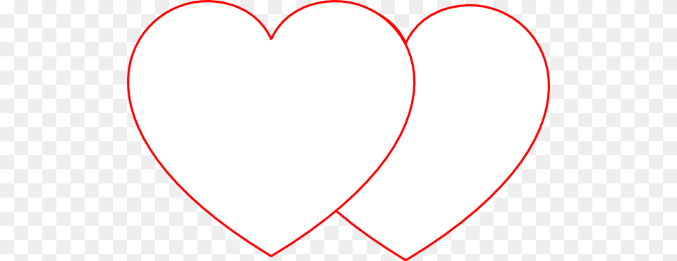 Red Outline Hearty, Heart Png Image