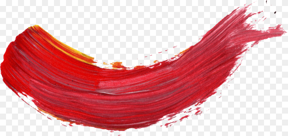 Red Paint Brush Stroke, Flower, Petal, Plant, Device Png