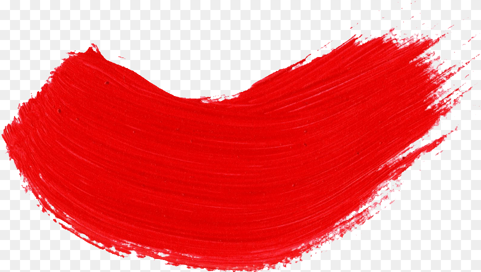 Red Paint Brush Stroke Background Red Paint Stroke, Flower, Petal, Plant Free Png