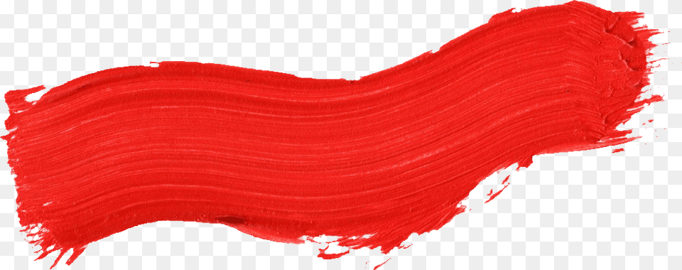 Red Paint Brush Stroke Paint Brush, Paper Free Png