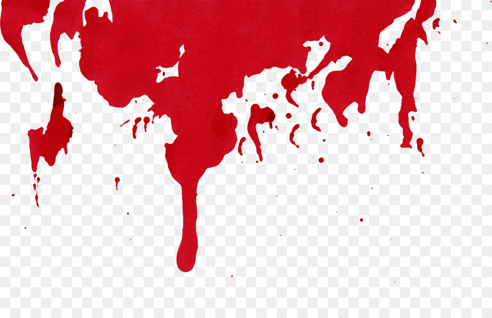Red Paint Drip, Stain, Art, Painting Free Png Download
