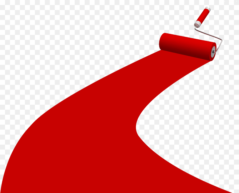 Red Paint Roller Paint Roller With Paint, Fashion, Premiere, Red Carpet, Dynamite Free Png