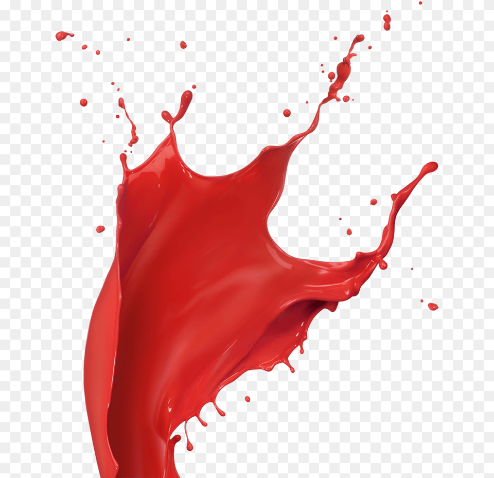 Red Paint Splash, Adult, Female, Person, Woman Png