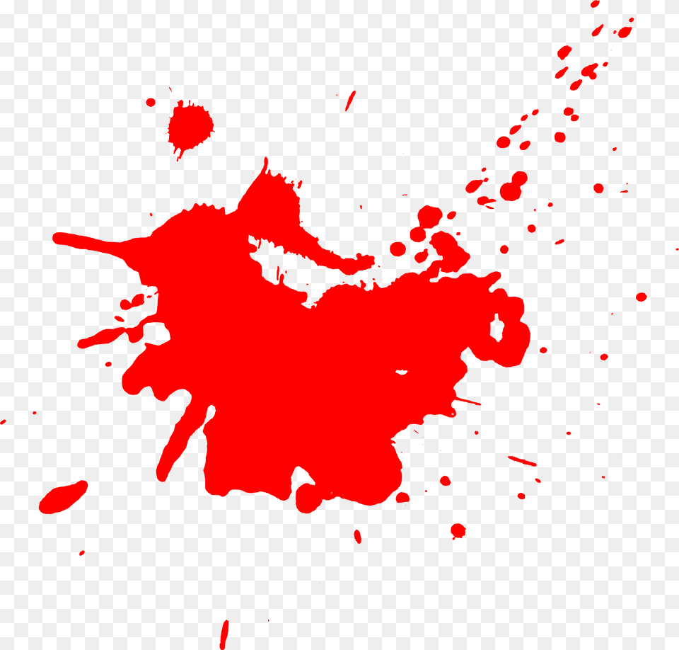 Red Paint Splash Red Paint Splatter, Stain, Animal, Mammal, Pig Free Png Download