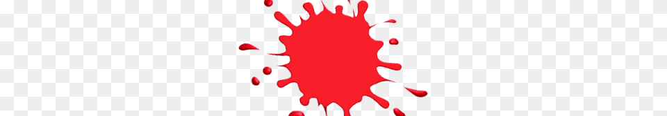 Red Paint Splatter Item, Flower, Petal, Plant, Stain Free Png Download