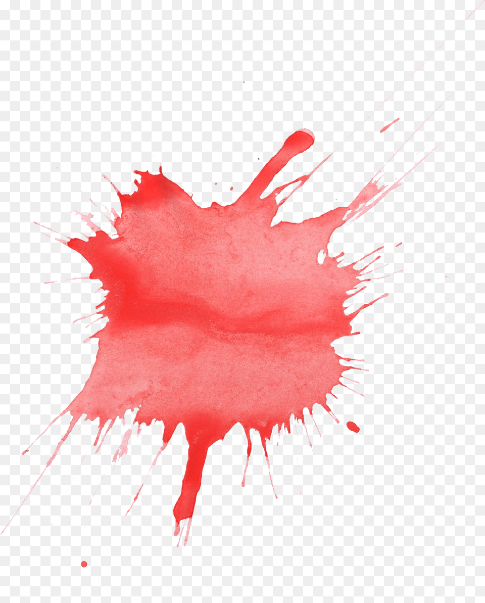 Red Paint Splotch, Leaf, Plant, Stain, Person Free Png Download