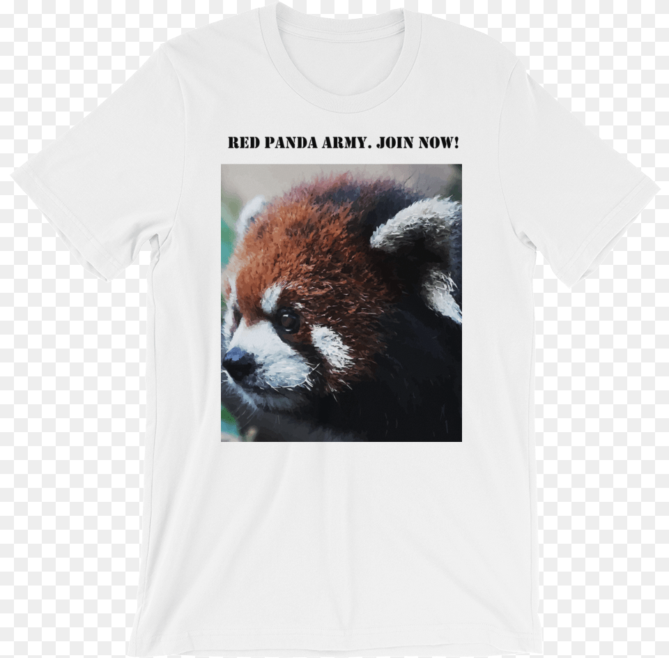 Red Panda Army Active Shirt, Clothing, T-shirt, Animal, Canine Png Image