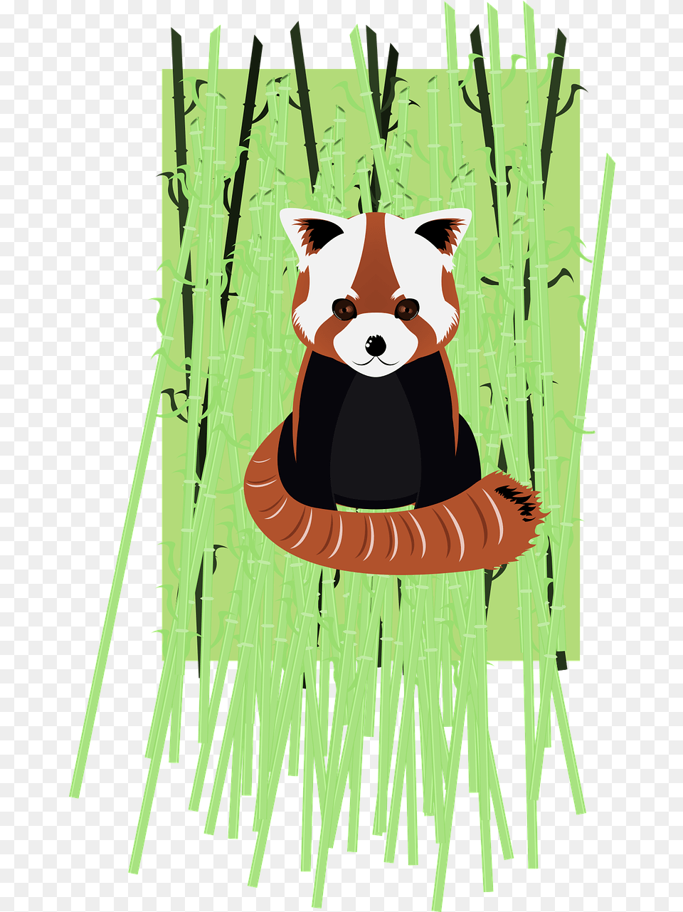 Red Panda Bamboo Vector Firefox Animal Vector, Bear, Mammal, Wildlife, Plant Free Transparent Png