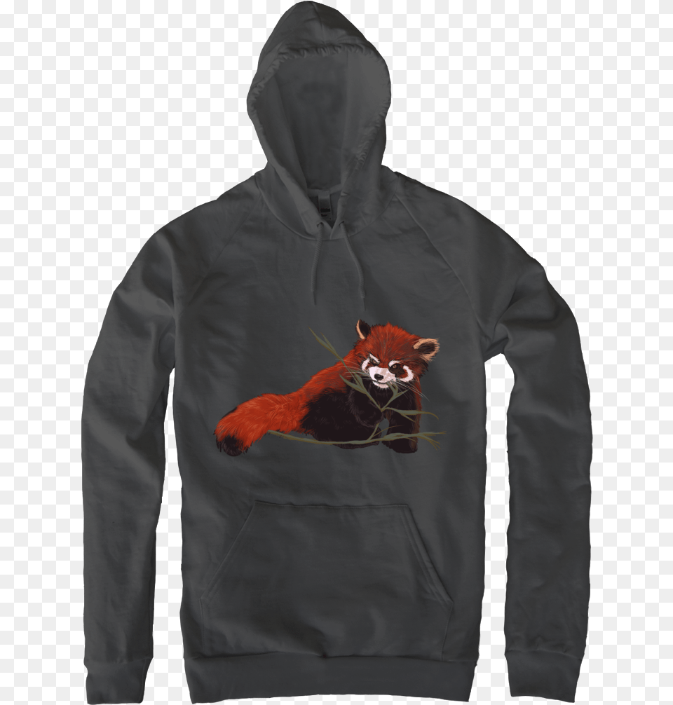 Red Panda Love Pullover Parsons Sweatshirt, Sweater, Knitwear, Jacket, Hoodie Free Png Download