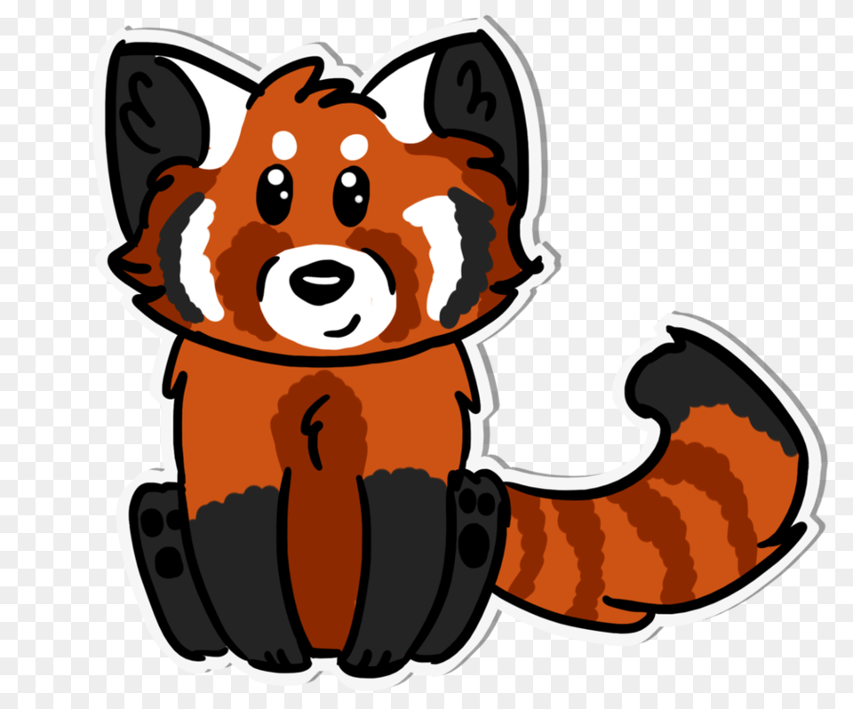 Red Panda Sticker Chibi, Animal, Bear, Mammal, Wildlife Png Image
