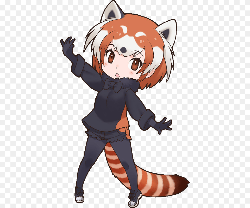 Red Pandaex Red Panda Kemono Friends, Book, Comics, Publication, Baby Free Png Download