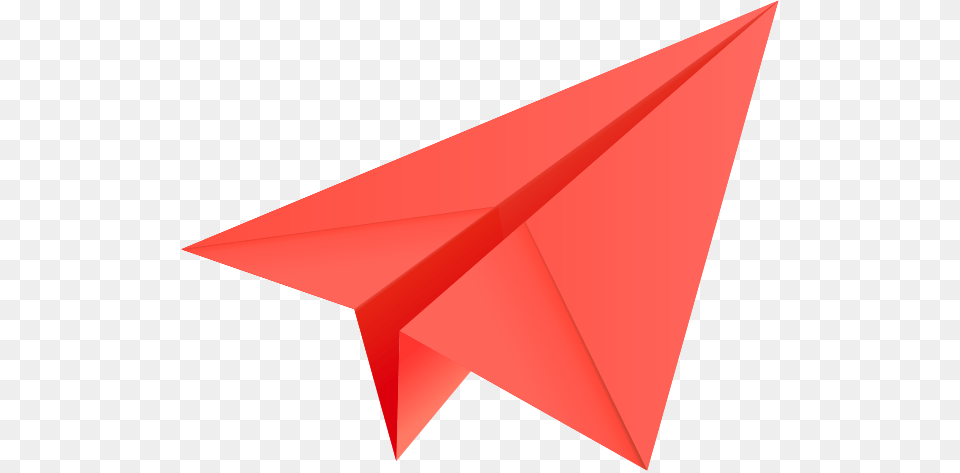 Red Paper Plane, Art, Origami Free Transparent Png