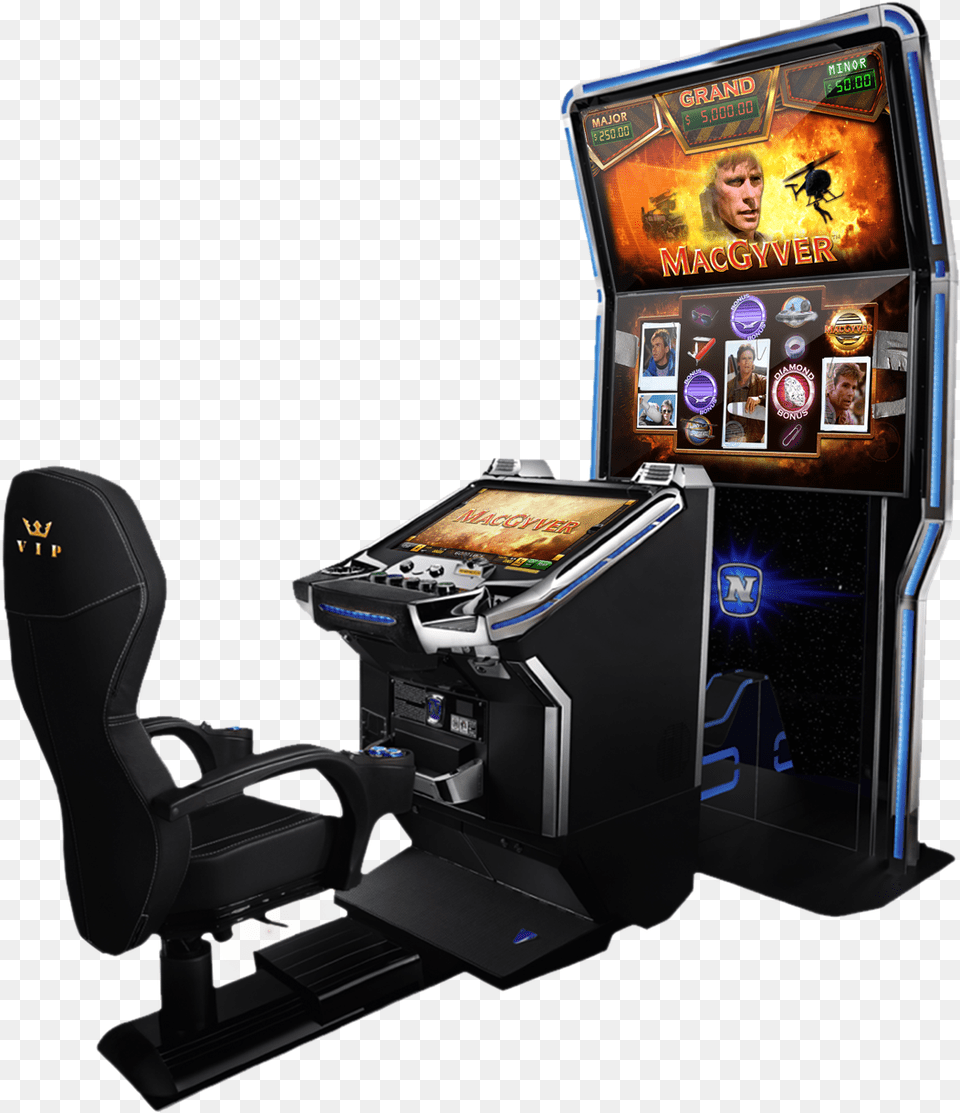 Red Particles, Arcade Game Machine, Game, Person, Chair Png