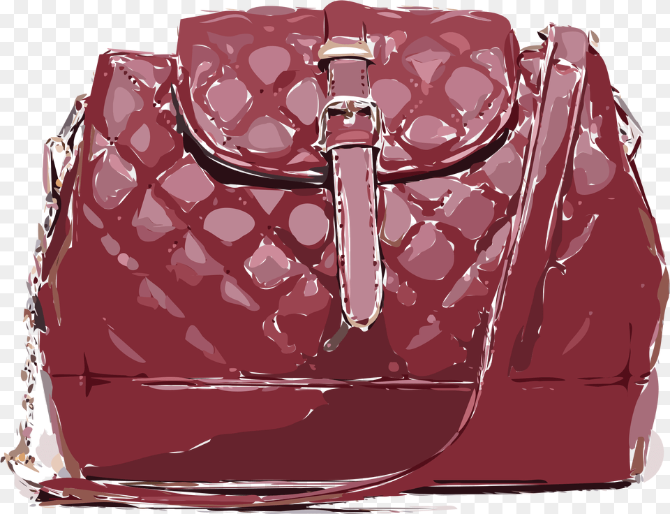 Red Patterned Leather Bag Clip Arts Handbag, Accessories, Purse, Birthday Cake, Cake Png