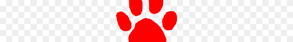 Red Paw Print Red Paw Print Red Panther Paw Clipart Clip Art, Flower, Petal, Plant, Home Decor Png