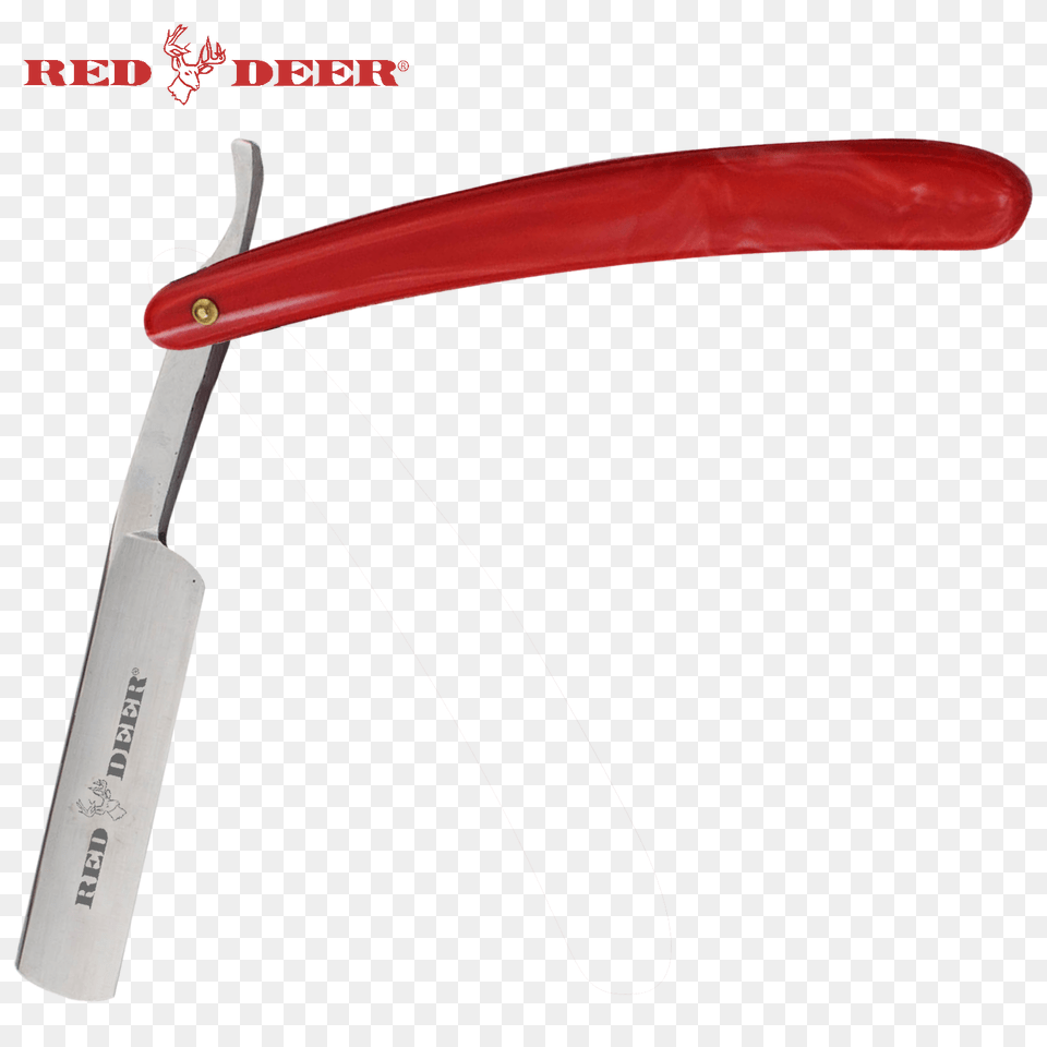 Red Pearl Red Deer Shaving Barber Vintage Straight Razor Panther, Blade, Weapon, Cricket, Cricket Bat Png