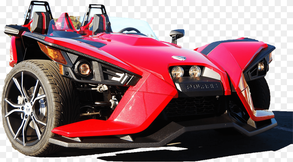 Red Pearl Sl Polaris Slingshot, Buggy, Vehicle, Transportation, Wheel Free Png Download