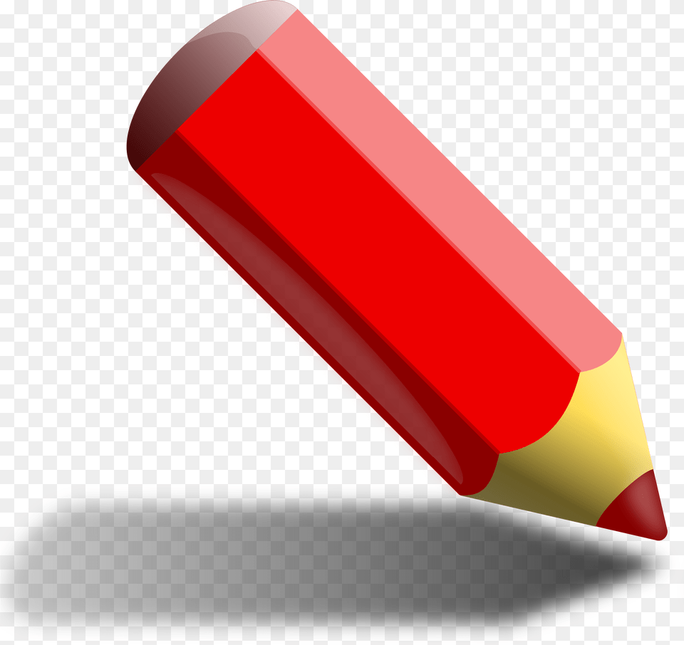 Red Pencil 900px Large Size Red Pencil, Dynamite, Weapon Free Transparent Png