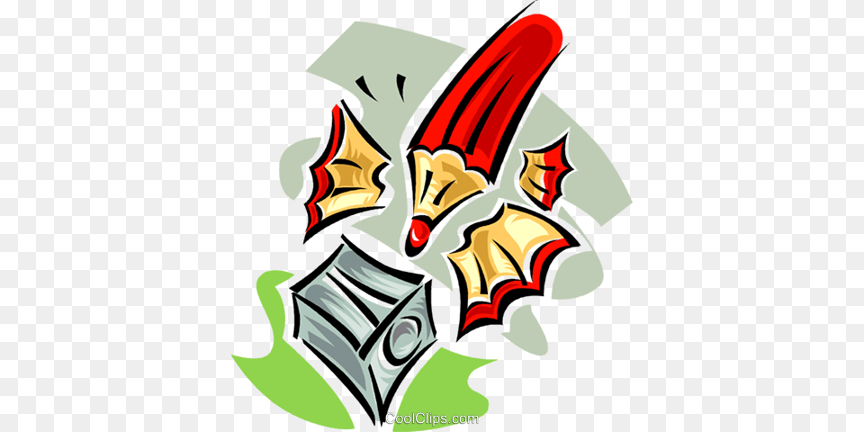 Red Pencil And A Pencil Sharpener Royalty Vector Clip Art, Sword, Weapon, Person, Blade Free Png Download