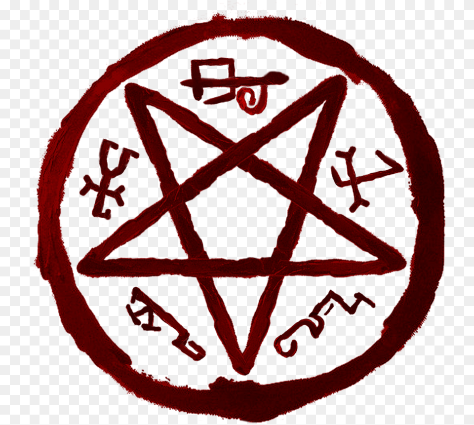 Red Pentagram No Background Pentagram, Logo, Badge, Symbol, Emblem Free Png