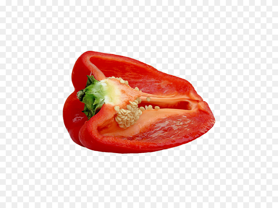 Red Pepper Bell Pepper, Food, Plant, Produce Png Image