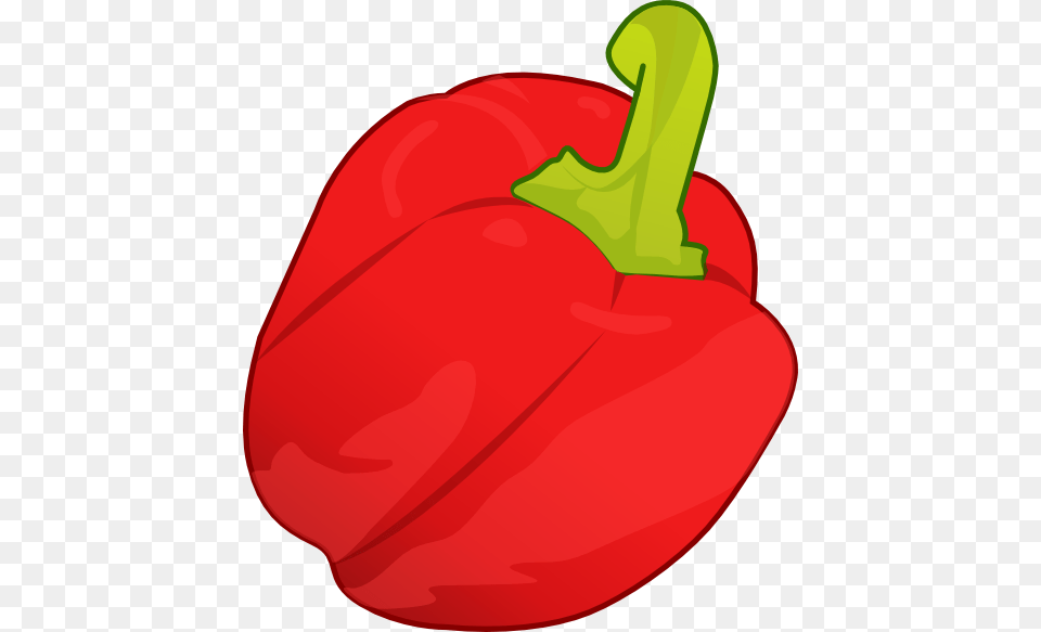 Red Pepper Clipart, Bell Pepper, Food, Plant, Produce Free Png