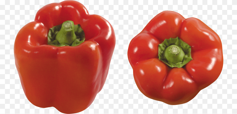 Red Pepper Images Transparent Red Bell Pepper Transparent Background, Bell Pepper, Food, Plant, Produce Png
