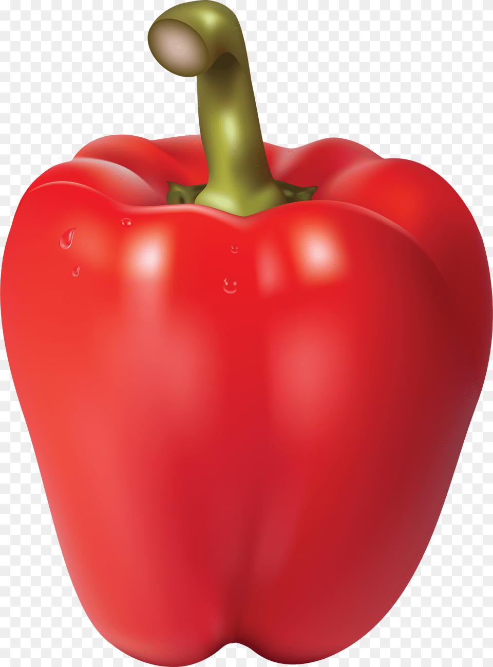 Red Pepper No Background, Bell Pepper, Food, Plant, Produce Free Png Download