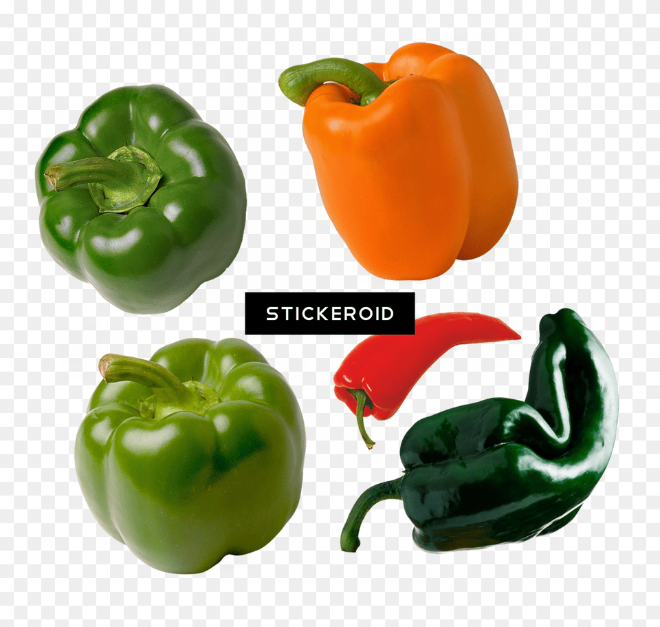 Red Pepper Pepper Orange, Bell Pepper, Food, Plant, Produce Png