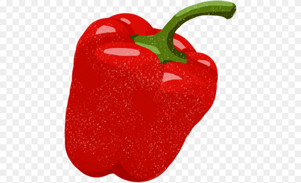 Red Pepper Red Bell Pepper, Bell Pepper, Food, Plant, Produce Free Transparent Png