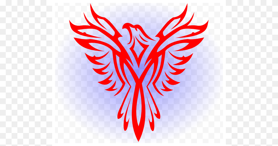 Red Phoenix Bird Phoenix Clip Art Crazy Train, Pattern, Logo, Emblem, Symbol Free Png Download
