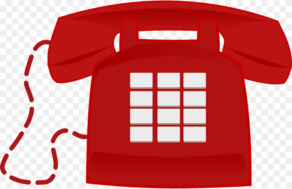 Red Phone Clipart, Electronics, First Aid, Dial Telephone Free Png