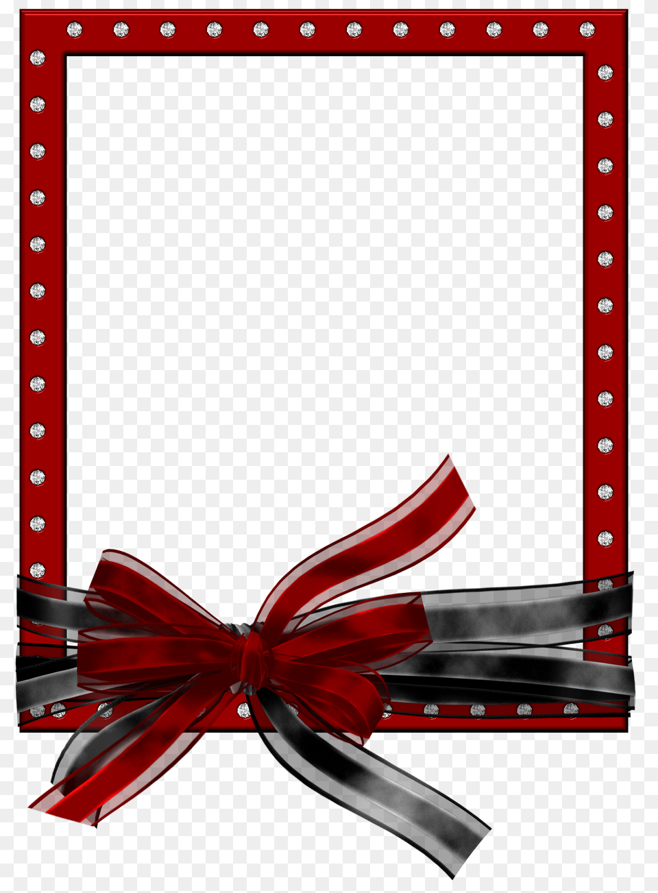 Red Photo Frame With Black And Red, Envelope, Greeting Card, Mail, Appliance Png Image