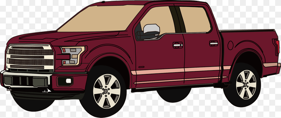 Red Pickup Truck Clipart, Pickup Truck, Transportation, Vehicle, Machine Free Png Download