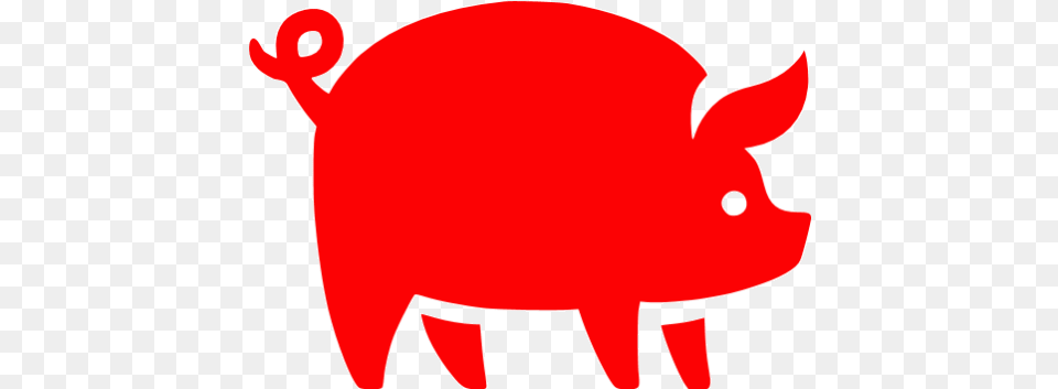 Red Pig Icon Red Animal Icons Pig Icon, Mammal, Fish, Sea Life, Shark Free Transparent Png
