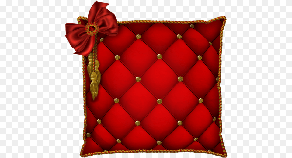 Red Pillows Pillow, Cushion, Home Decor, Accessories, Bag Free Transparent Png