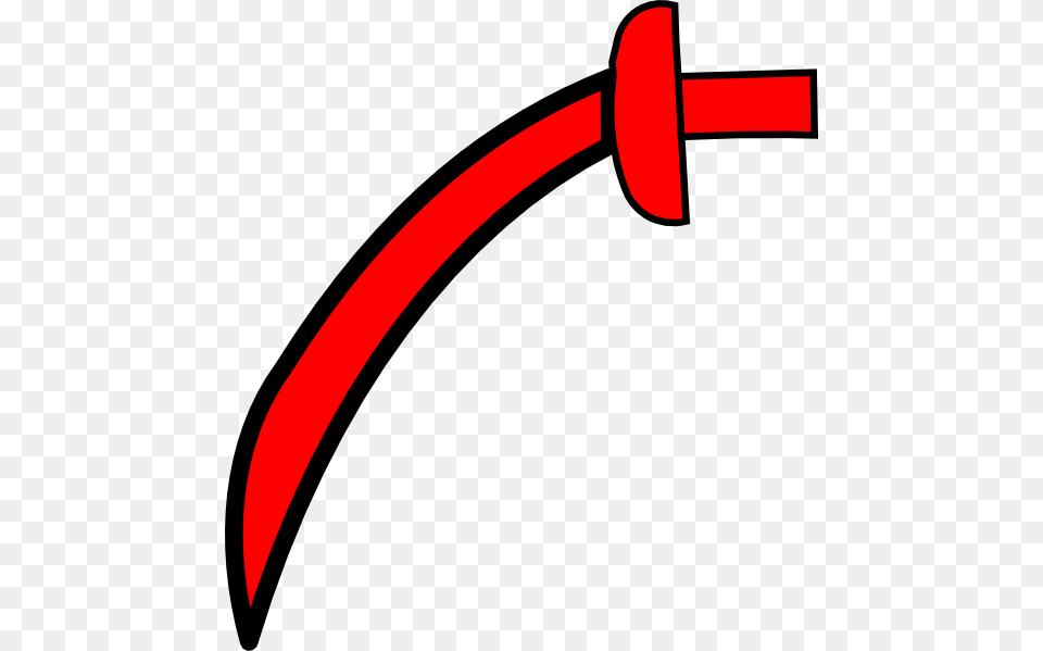 Red Pirate Sword, Knot, Dynamite, Weapon Free Png