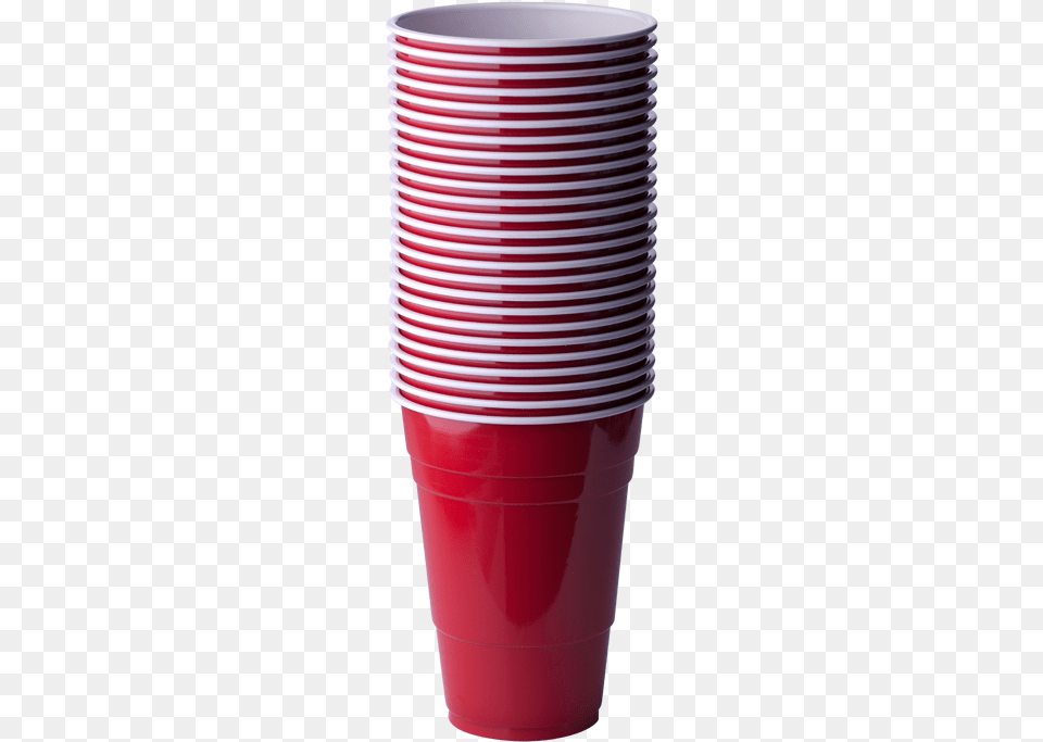 Red Plastic Cup Stack Of Solo Cups, Bottle, Shaker, Lamp Png