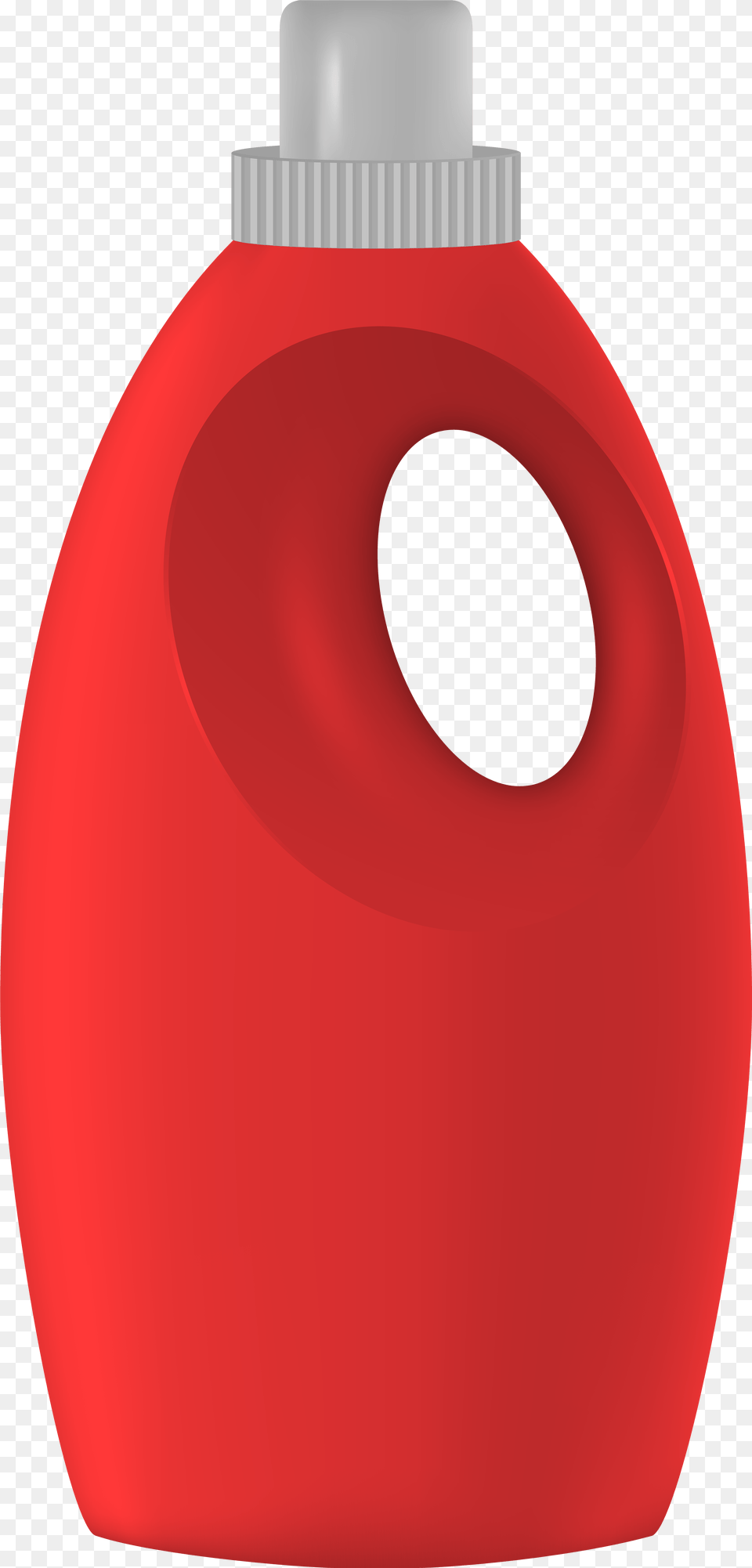 Red Plastic Jerrycan Clipart Circle, Bottle, Shaker Free Png Download