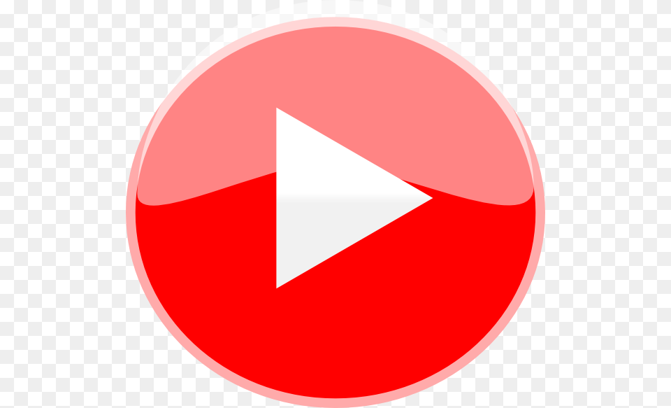 Red Play Button, Triangle Png Image
