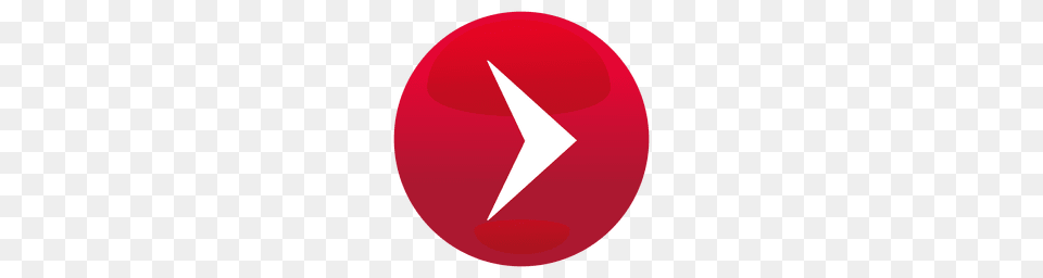 Red Play Round Button, Sphere Free Png