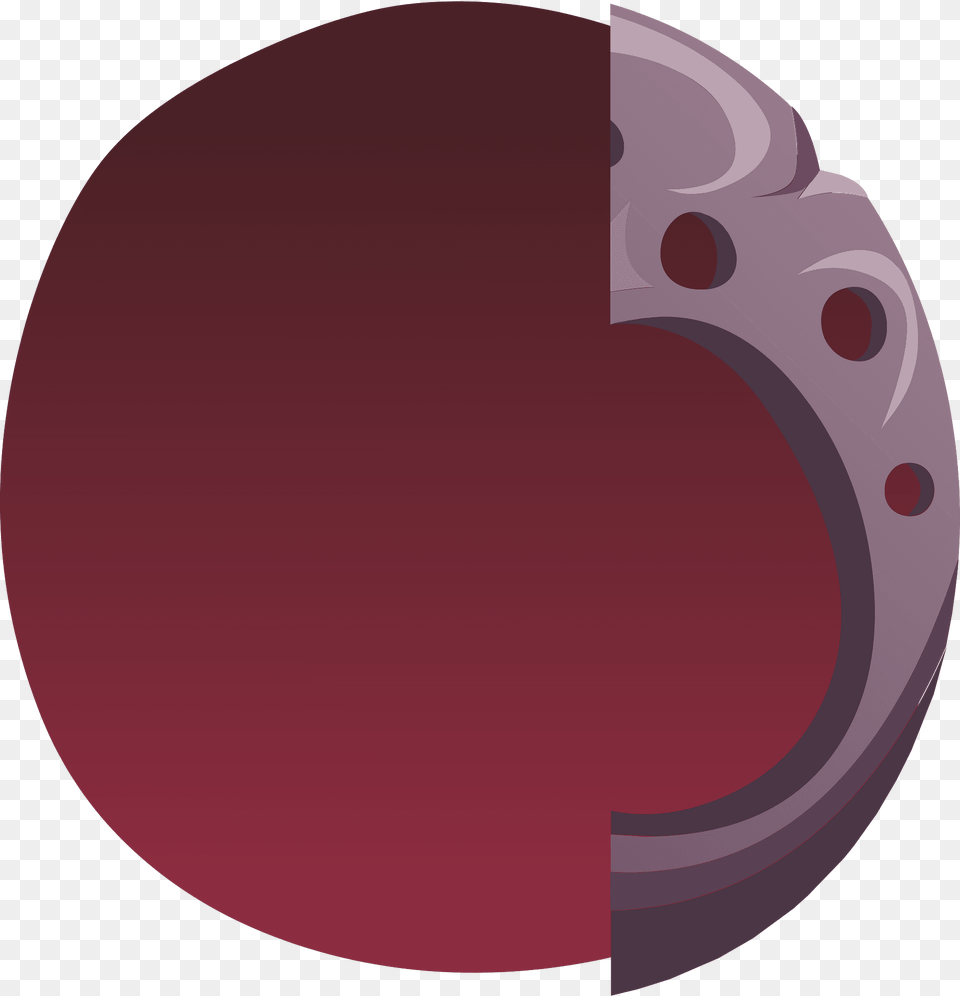 Red Pod Piece Clipart, Maroon, Horseshoe, Racket, Disk Free Png