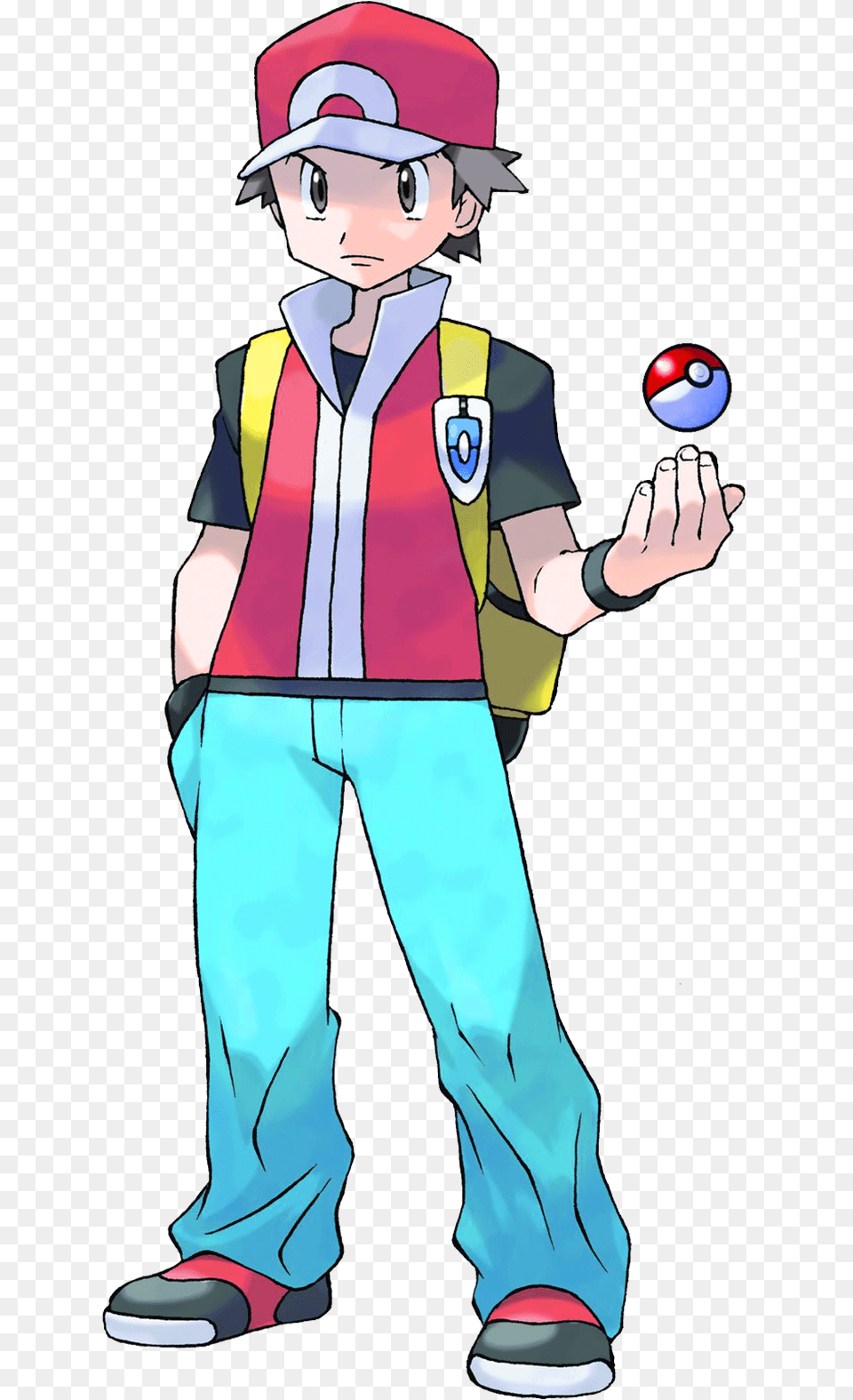 Red Pokemon Fire Red, Boy, Child, Male, Person Png Image
